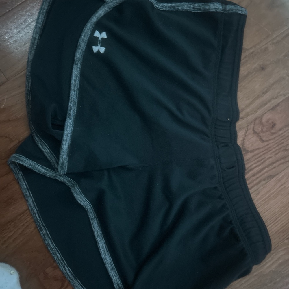 Under Armour Black Shorts with Gray Accents